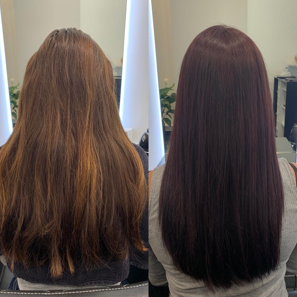 Couleur + Mèche + Brushing