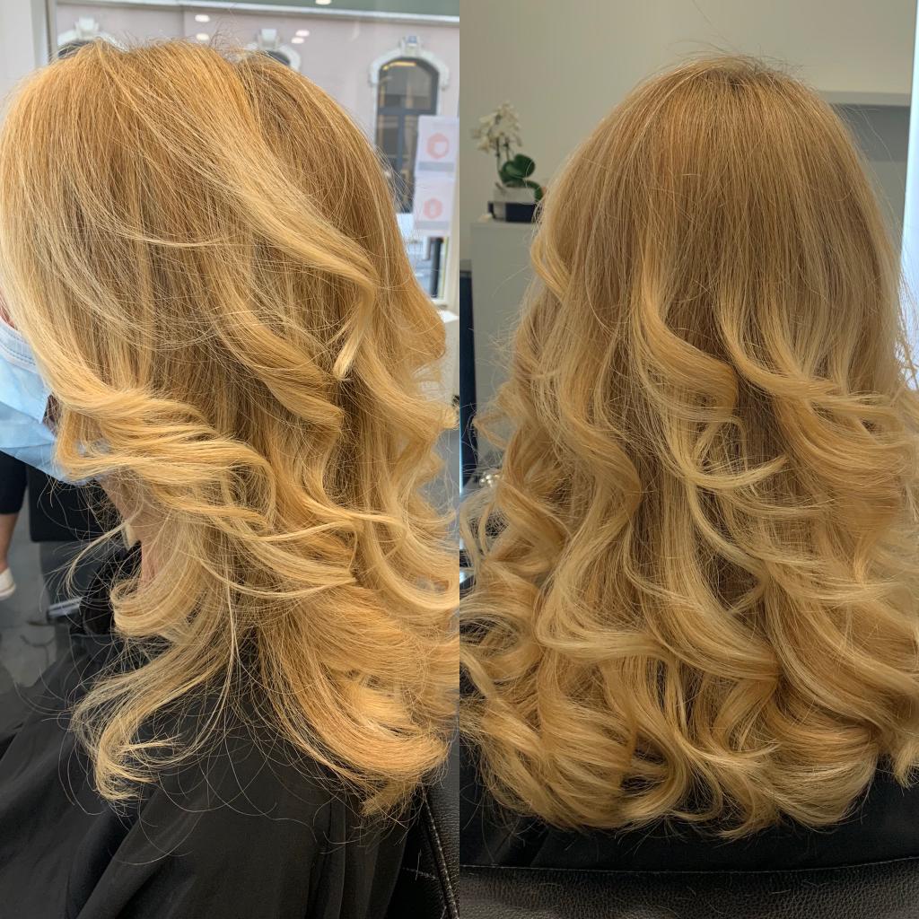 Couleur + Mèche + Brushing